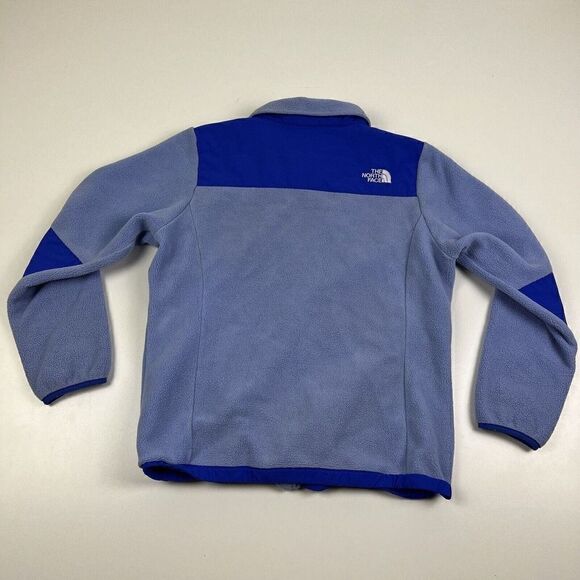 The North Face Girl's Fleece Jacket Size X-Large 18 Purple Polartec Full Zip Top - Picture 9 of 10